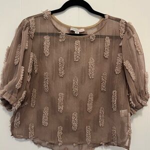 Yuni Sheer Top